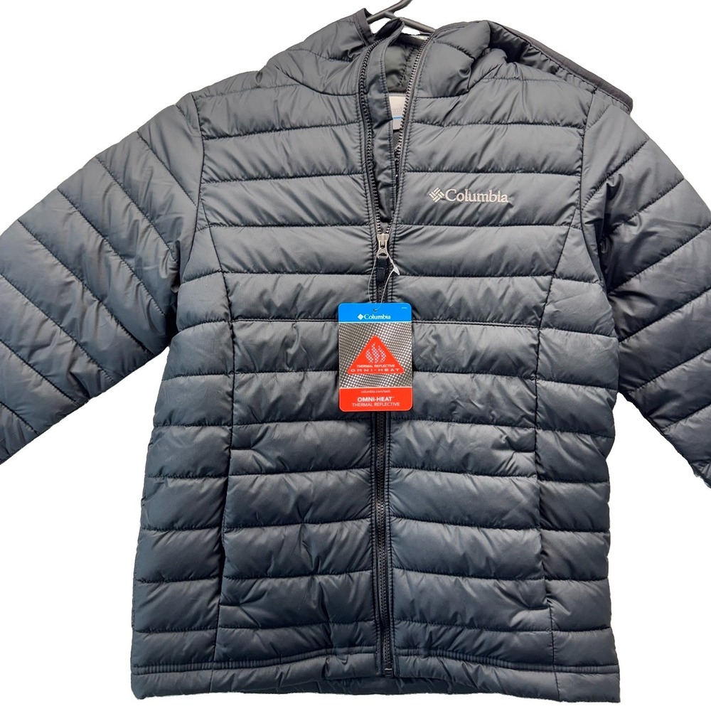 Columbia Youth Powder Lite OmniHEAT Puffer Jacket Small 8 Youth Silver Lining